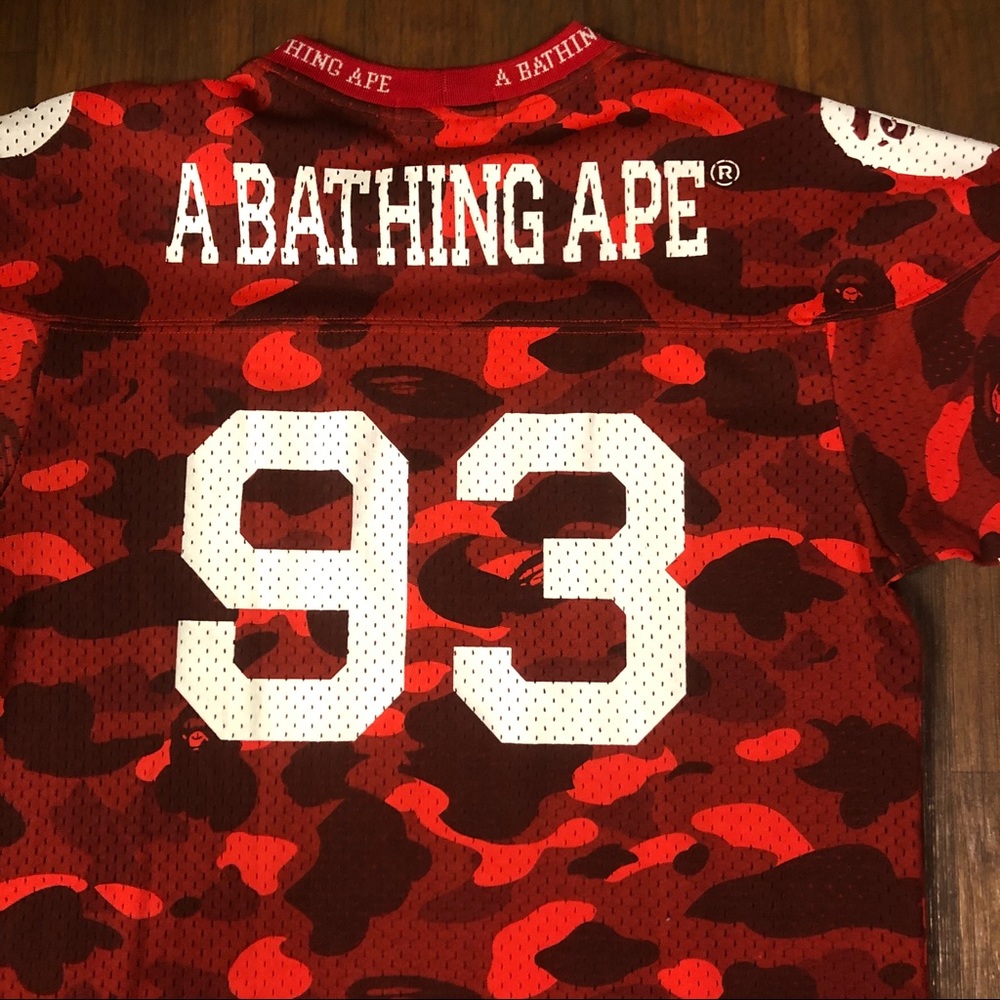 Bape x Mitchell and Ness ‘16 Red Camo Jersey 🔥 - Picture 7 of 7